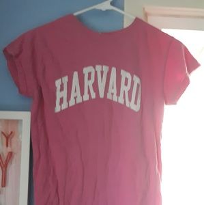 Pink Harvard tshirt. Size M